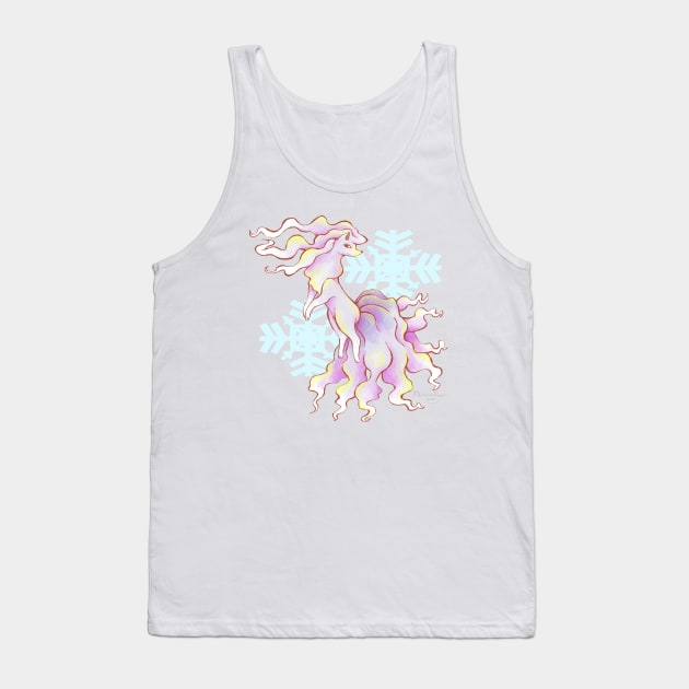 Playing In The Snow Tank Top by DarkomaRaven